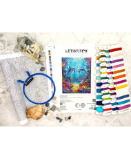 Cross-Stitch Kit Sea Life LETISTITCH L9911