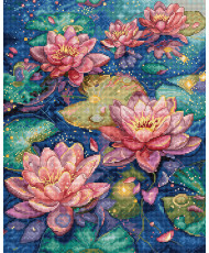 Cross Stitch Kit LETISTITCH Water lily, L9910