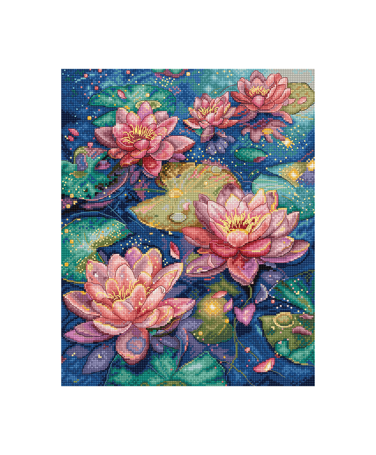 Cross Stitch Kit LETISTITCH Water lily, L9910