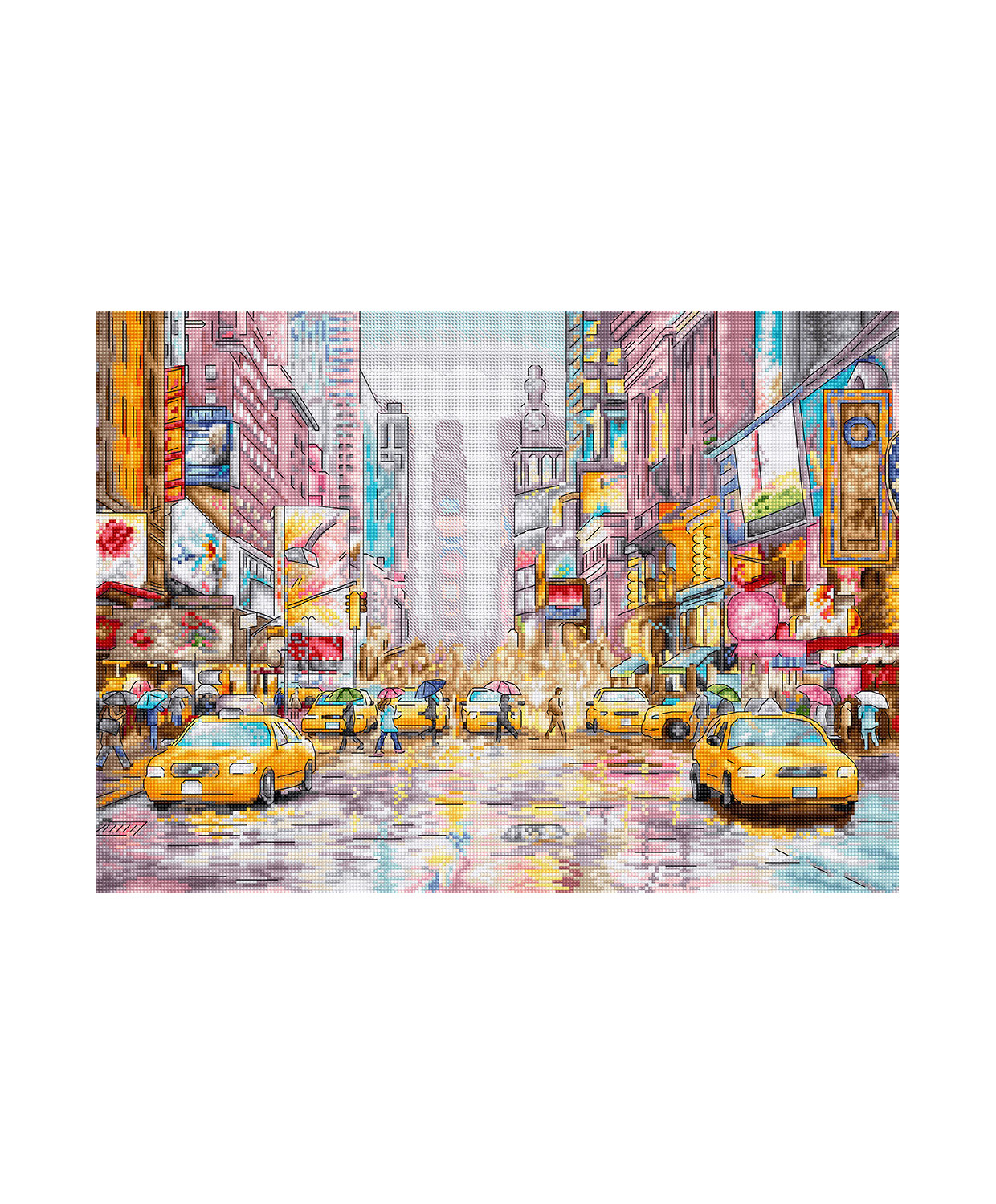 New York times square Cross Stitch kit LETISTITCH, L8222