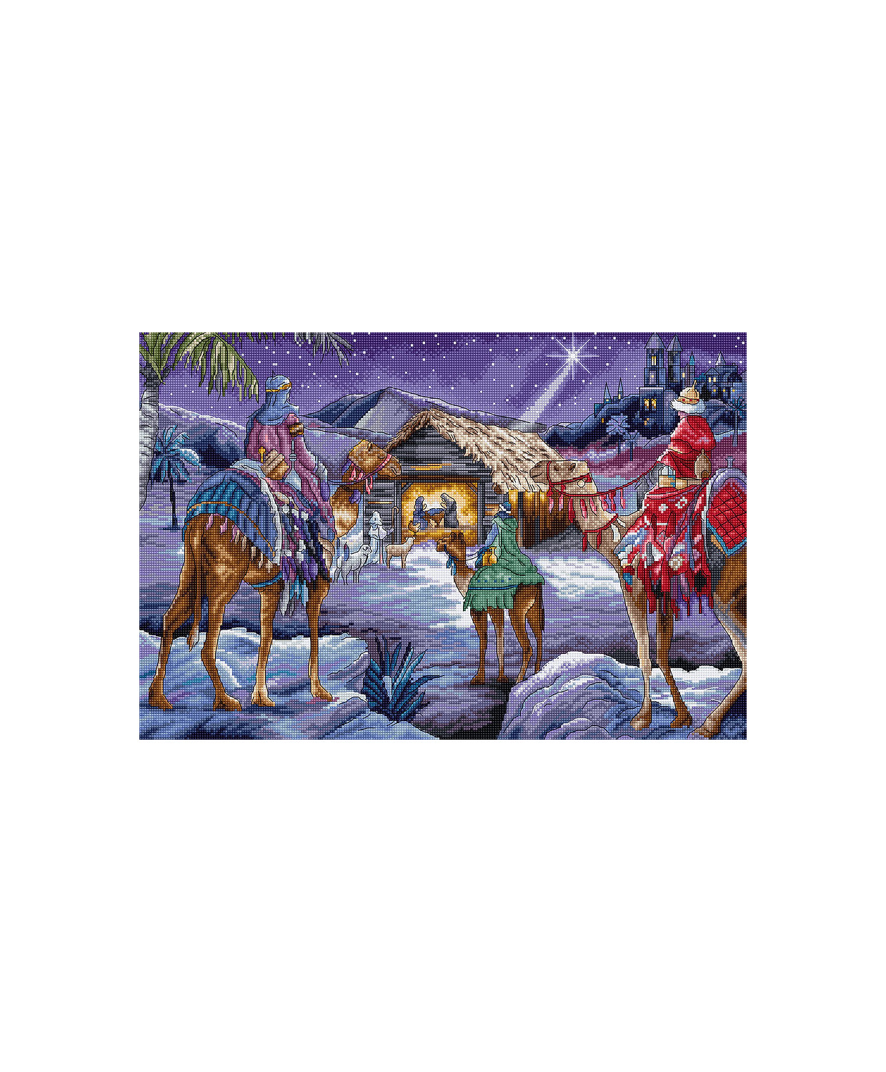 Cross-Stitch Kit Three Kings, LETISTITCH L8108