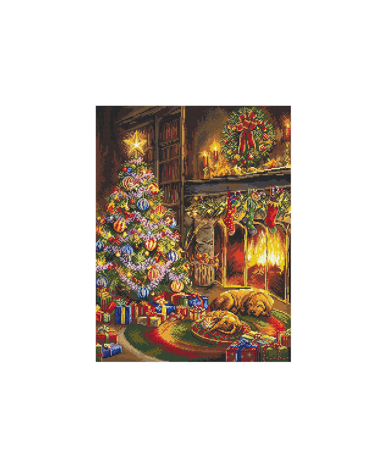 Cross-Stitch Kit Christmas Eve, LETISTITCH L8106