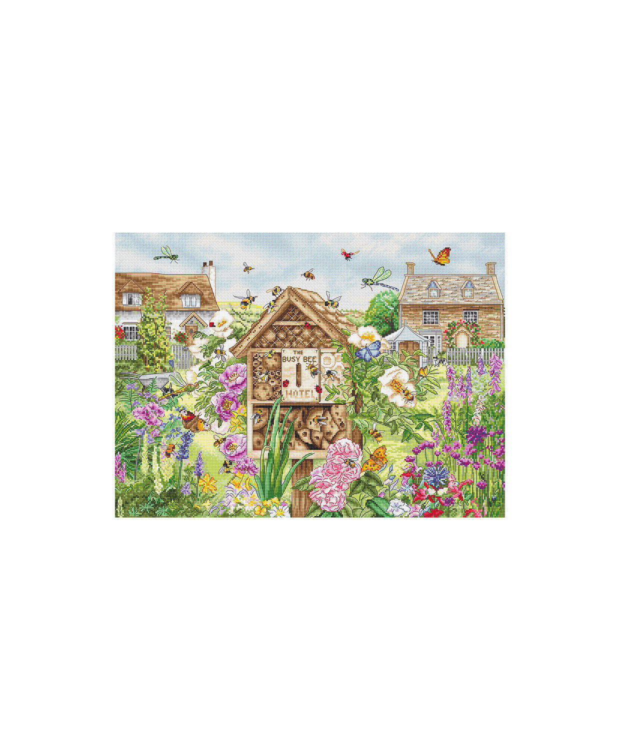 Cross-Stitch Kit Busy Bee Hotel, LETISTITCH L8104