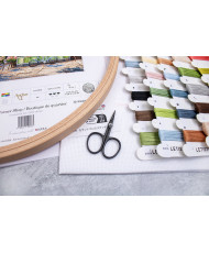 Cross stitch kit, L8101 Corner Shop / Boutique de quartier LETISTITCH, L8101