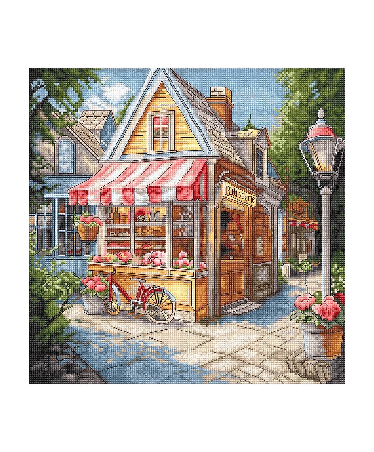 Cross Stitch Kit Pastry shop/Pâtisserie LETISTITCH L8098