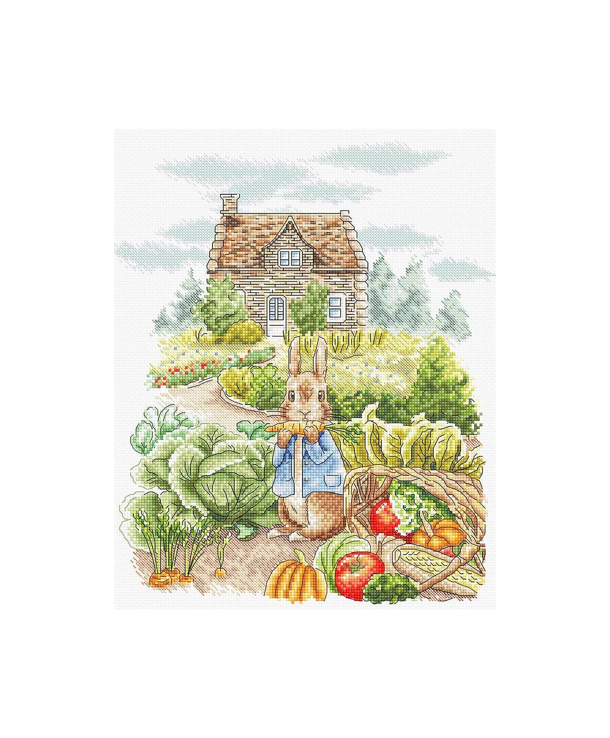 Cross Stitch Kit Summer Harvest / Récolte d'été, LETISTITCH, L8088