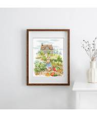 Cross Stitch Kit Summer Harvest / Récolte d'été, LETISTITCH, L8088