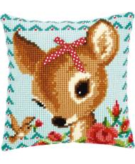 Pillow Embroidery Kit a deer with a jar, Vervaсo PN-0149899