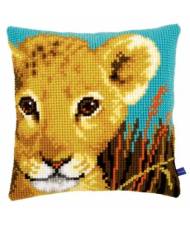 Pillow Embroidery Kit lion cub, Vervaсo PN-0153548