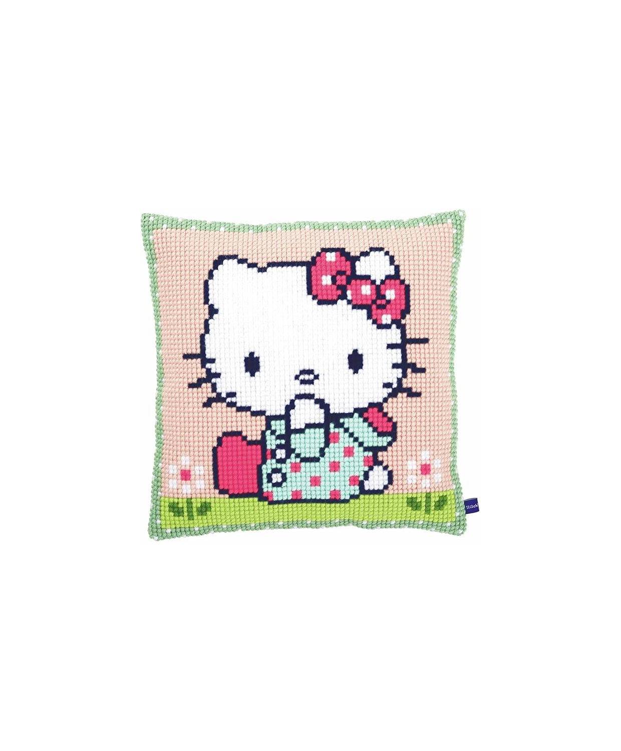 Pillow Embroidery Kit On the lawn, Vervaco PN-0155210