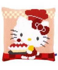 Pillow Embroidery Kit Hello Kitty -Pie baking I, Vervaco PN-0154559