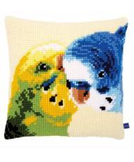 Pillow Embroidery Kit Parrots, Vervaco PN-0151034