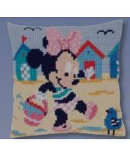 Pillow Embroidery Kit, Vervaсo PN-0143934  WALT DISNEY Minnie at the beach