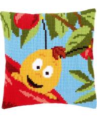 Pillow Embroidery Kit, Vervaсo PN-0156385 Studio 100 Willy and red apple