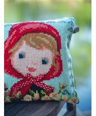 Pillow Embroidery Kit, Vervaсo PN-0150071 Little Red Riding Hood with a Bow