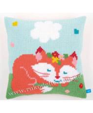 Pillow Embroidery Kit, Vervaсo PN-0155352 Sleeping Fox