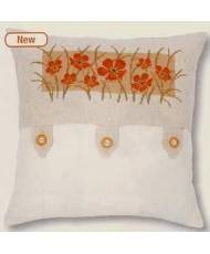 Pillow Embroidery Kit, Vervaсo PN-015326 poppy flowers