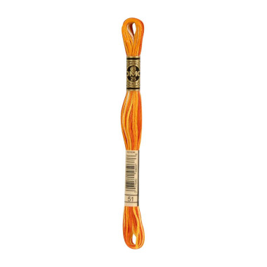 0051 муліне DMC 51 Variegated Burnt Orange