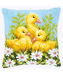 Pillow Embroidery Kit, Vervaсo PN-0146248 Ducklings in daisies