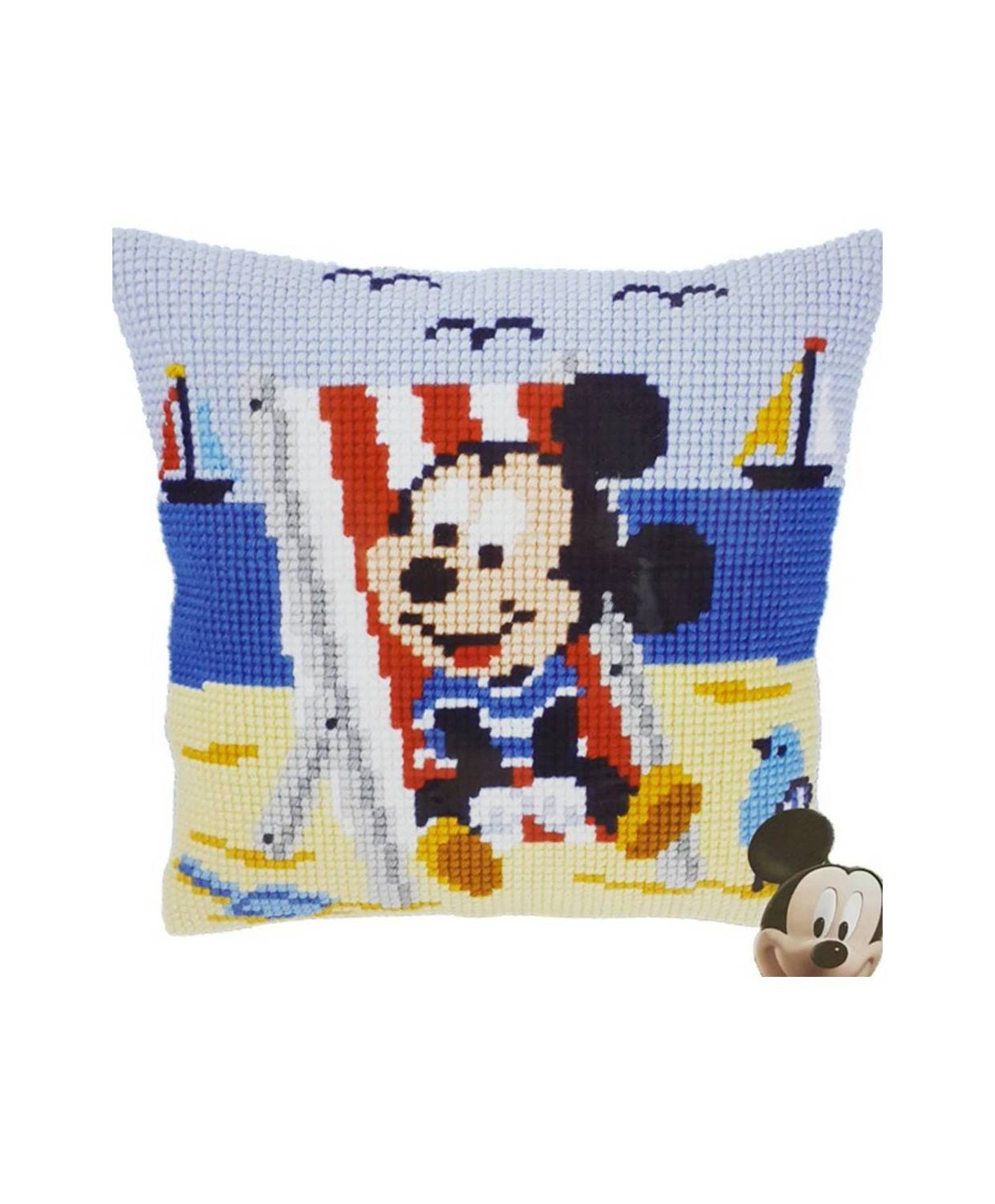 Pillow Embroidery Kit, Vervaсo PN-0143935  WALT DISNEY Mickey Mouse