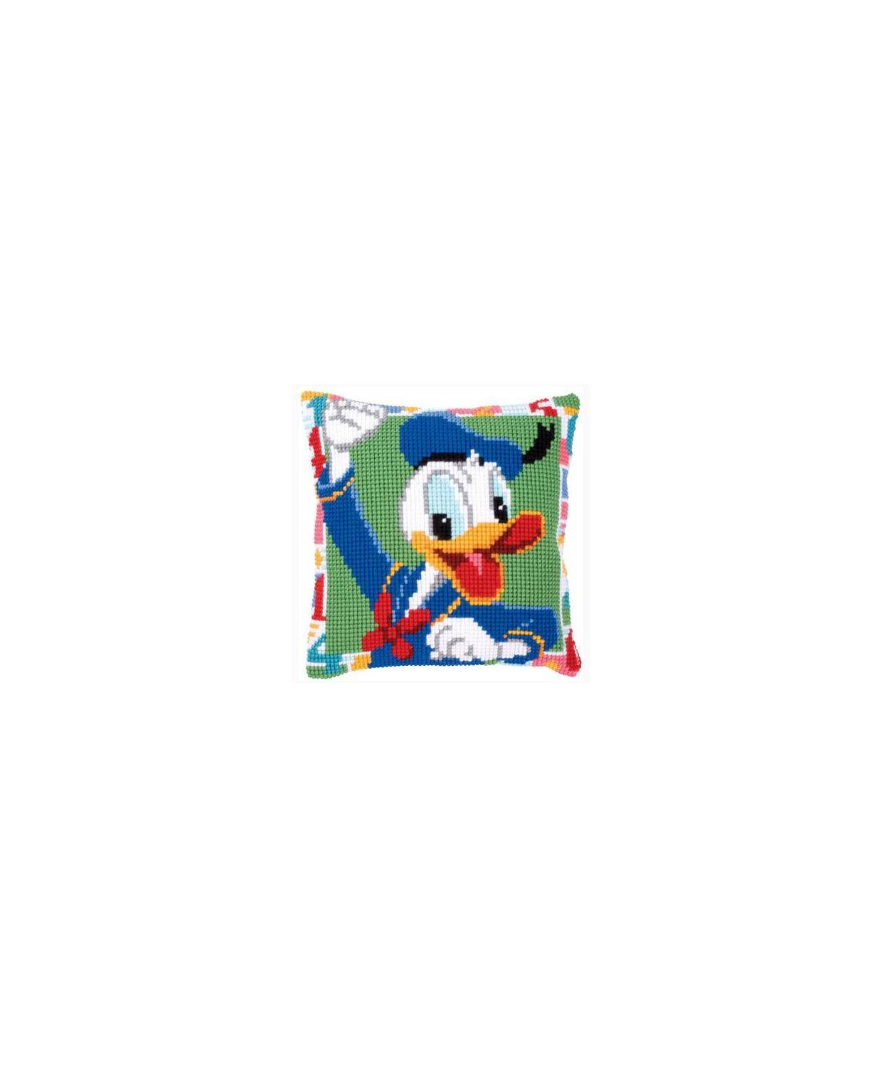 Pillow Embroidery Kit, Vervaсo PN-0146405  WALT DISNEY Coussin Donald Duck