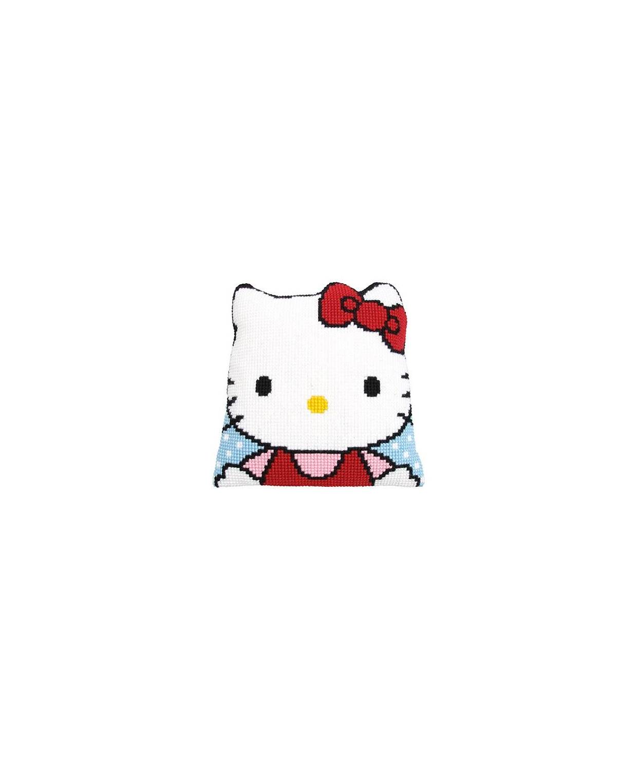 Набір для вишивки подушки Vervaсo PN-0147582 Hello Kitty 2