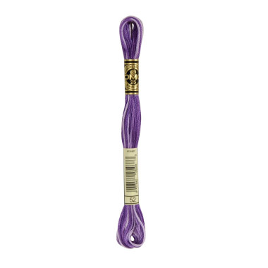 52 DMC 6-Strand Embroidery Cotton Variegated Violet
