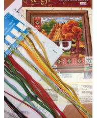 Cross Stitch Kit - Ukraine Hut Autumn Bucovina LADY  01270