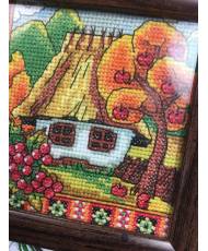 Cross Stitch Kit - Ukraine Hut Autumn Bucovina LADY  01270