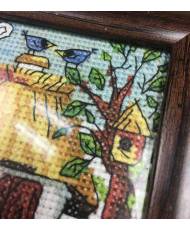 Cross Stitch Kit - Ukraine Hut Spring in Ukraine LADY  01271