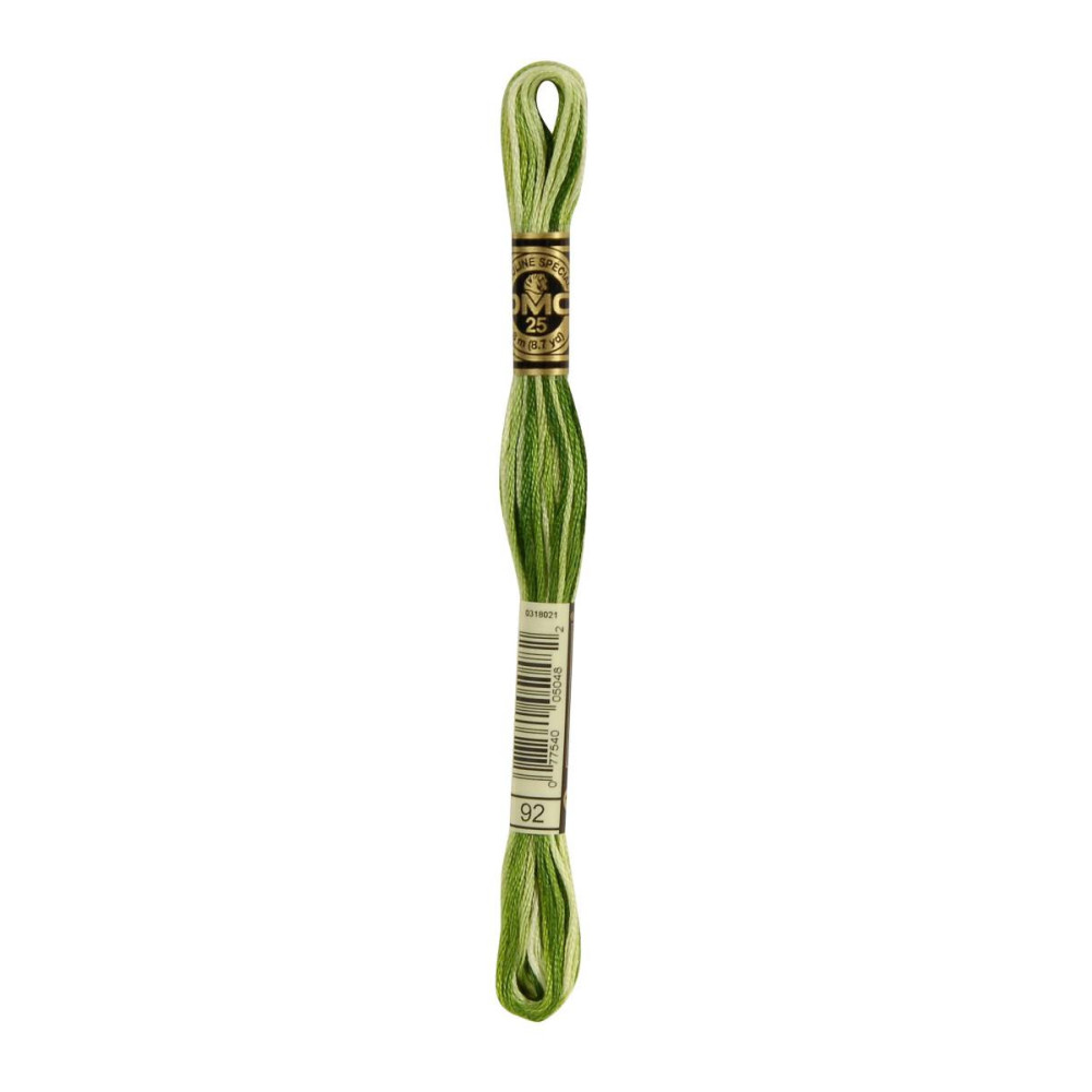92 DMC 6-Strand Embroidery Cotton Variegated Avocado 92 DMC 6-Strand Embroidery Cotton Variegated Avocado