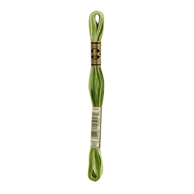 92 DMC 6-Strand Embroidery Cotton Variegated Avocado