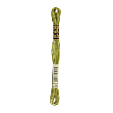 94 DMC 6-Strand Embroidery Cotton Variegated Khaki Green