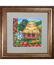 Cross Stitch Kit - Ukraine Hut Volhynia Strawberries LADY  01297