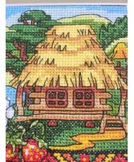 Cross Stitch Kit - Ukraine Hut Volhynia Strawberries LADY  01297