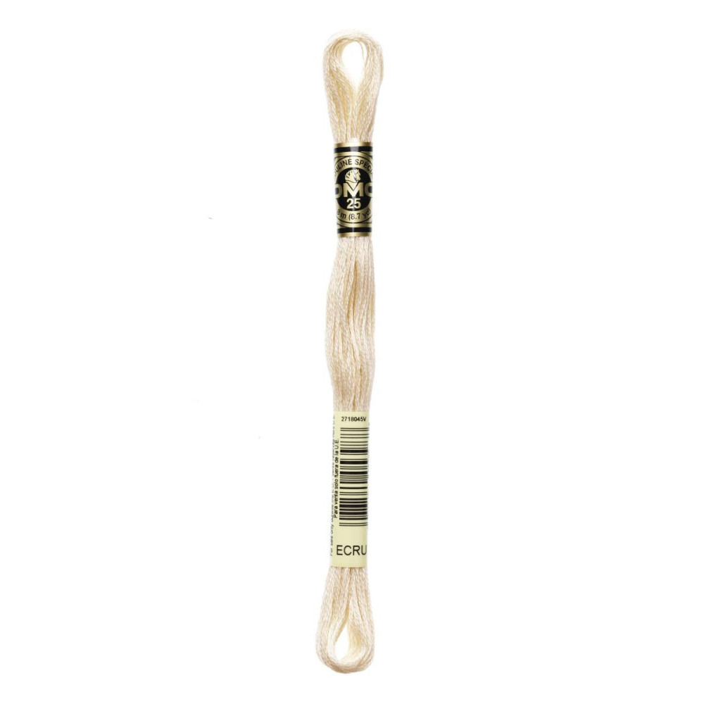ECRU DMC 6-Strand Embroidery Cotton Ecru ECRU DMC 6-Strand Embroidery Cotton Ecru