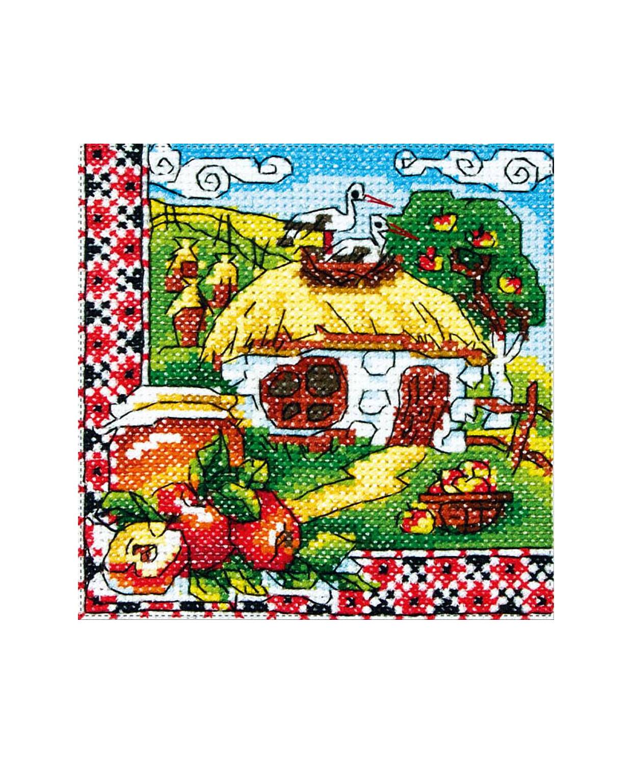 Cross Stitch Kit - Ukraine Hut Honey Spas LADY  01302