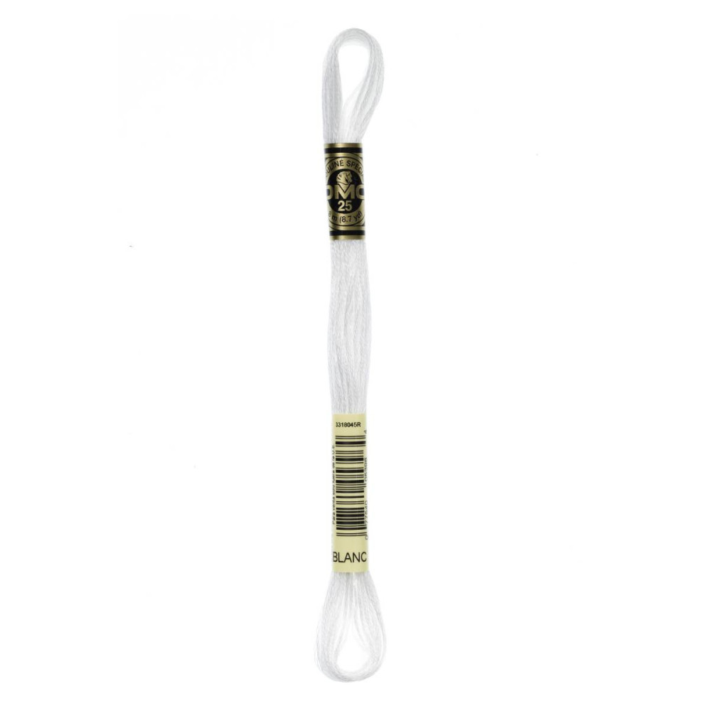 BLANC DMC 6-Strand Embroidery Cotton White BLANC DMC 6-Strand Embroidery Cotton White