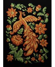 Cross Stitch Kit - Fire Bird on black LADY 01010