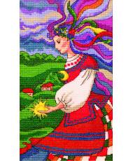 Cross Stitch Kit -Ukrainian Night LADY 01023