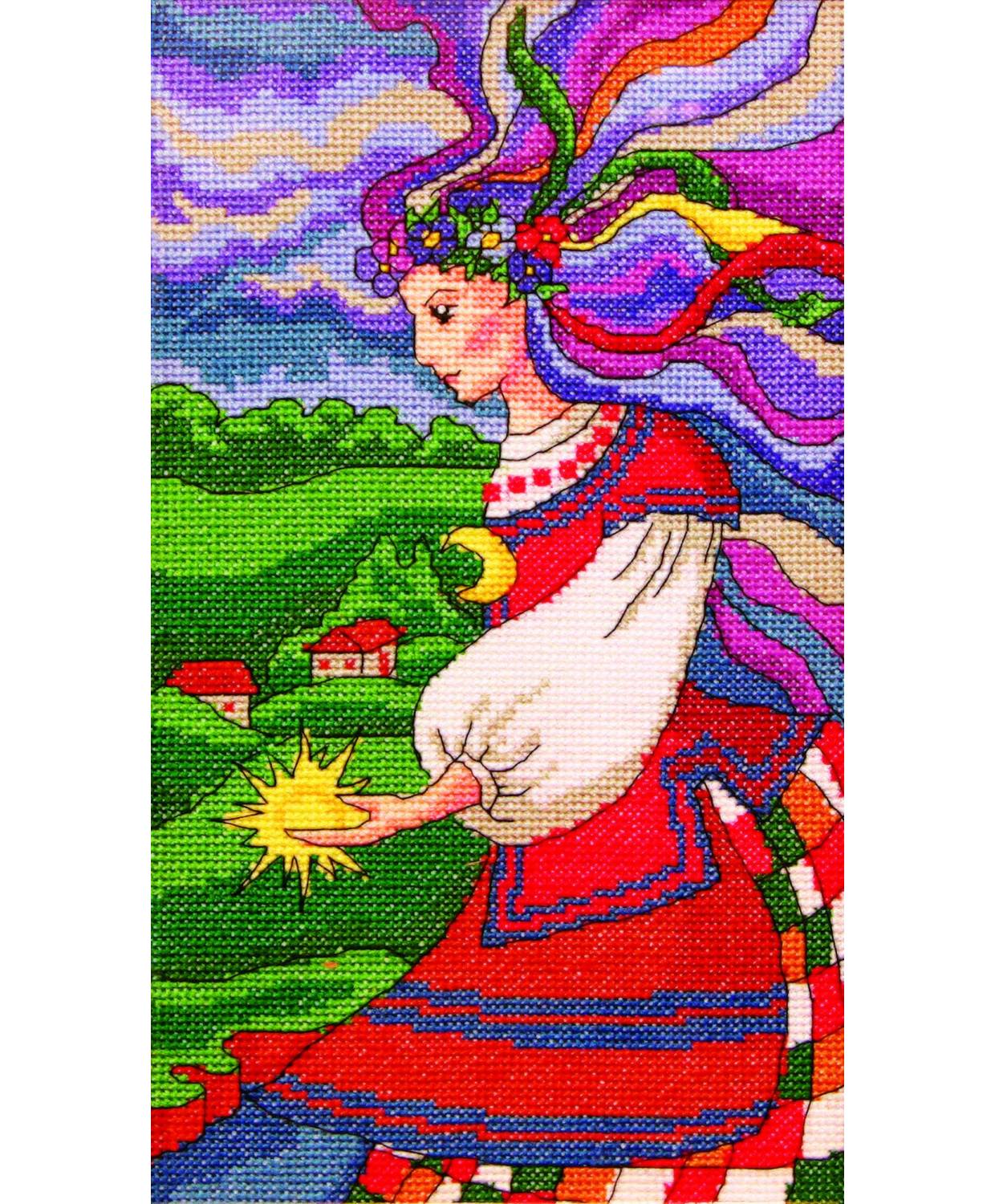 Cross Stitch Kit -Ukrainian Night LADY 01023