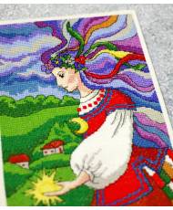 Cross Stitch Kit -Ukrainian Night LADY 01023