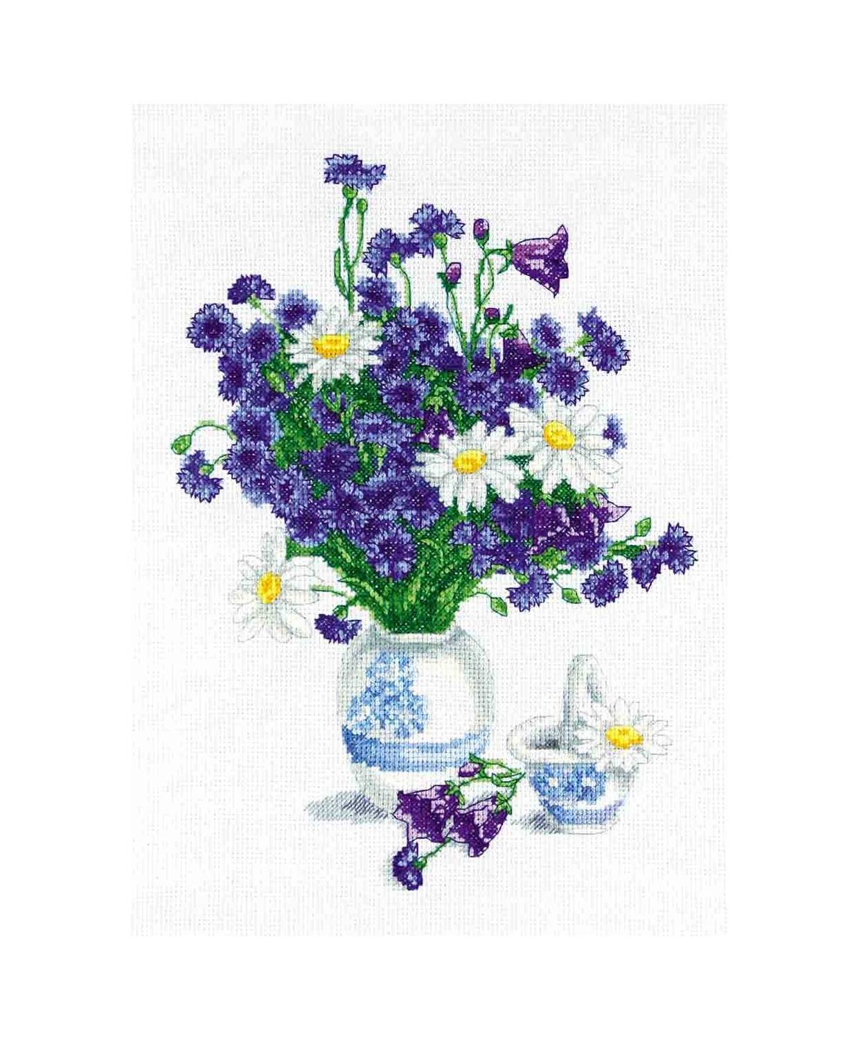 Cross Stitch Kit - Cornflowers LADY 01083