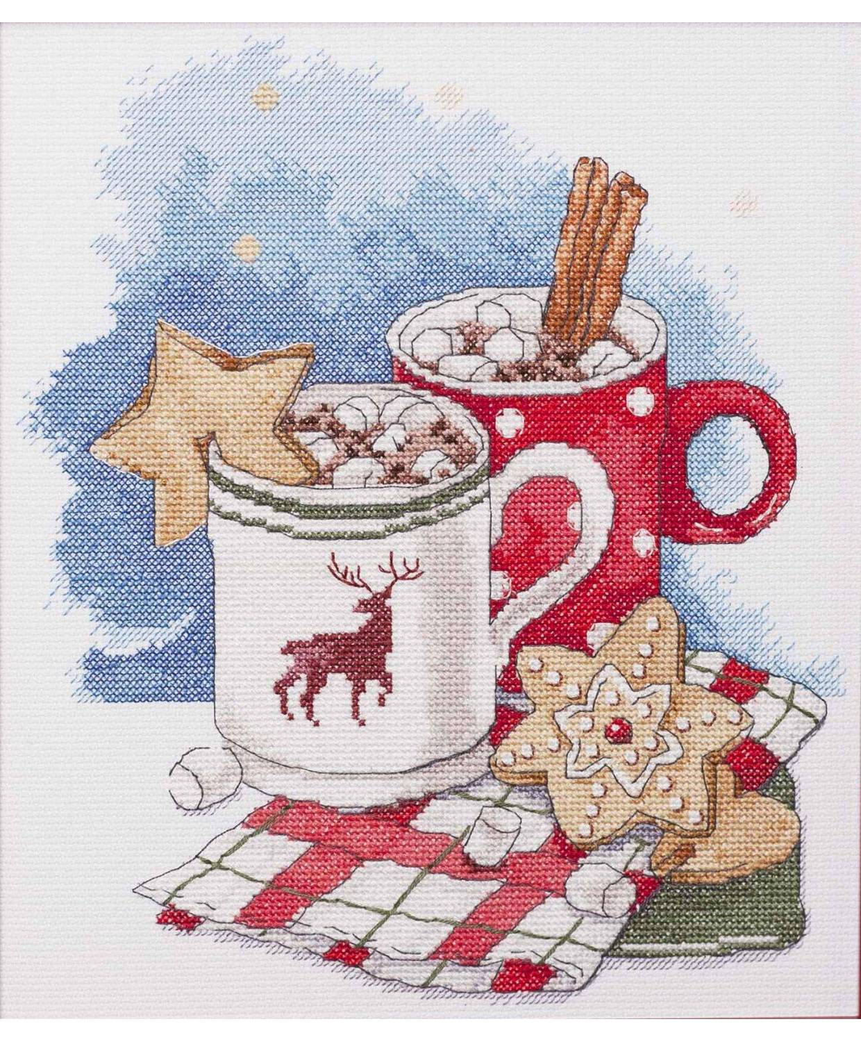 Cross Stitch Kit - Coffee for two Iris Design 05529