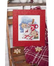 Cross Stitch Kit - Coffee for two Iris Design 05529