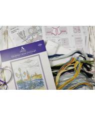 Cross Stitch Kit - Venice Iris Design 04109