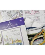 Cross Stitch Kit - Venice Iris Design 04109