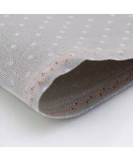 Evenweave Fabric 32ct. Murano Petit Point  Zweigart 3984/7349, Grey petit point