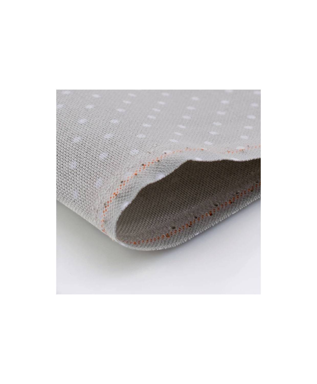 Evenweave Fabric 32ct. Murano Petit Point  Zweigart 3984/7349, Grey petit point