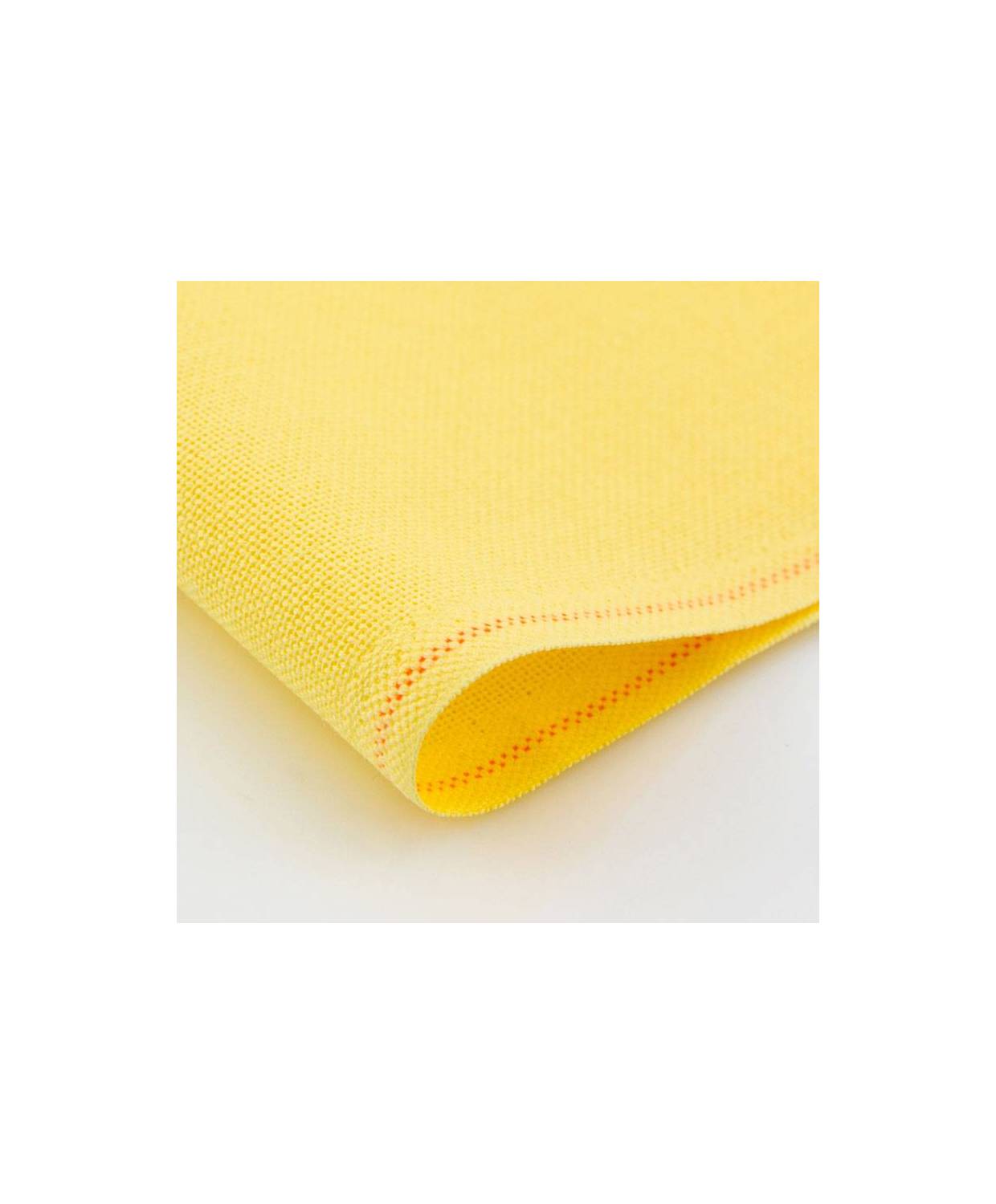 Evenweave Fabric 27 ct Linda Zweigart 1235/2094, Yellow